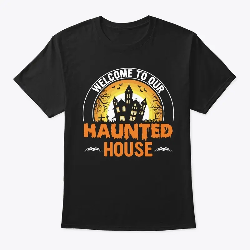 Haunted House | T-Shirt Black Halloween